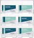 deflecto 6-Pocket Business Card Holder, Clear, Holds 480 Cards, 8.5 x 1.63 x 9.75