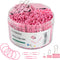 Pink Binder Clips, 380 PCS Assorted Sizes Paperclips and Rubber Bands for Files and Home Supplies