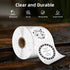 2 Inch 4x6 Tag(1 750 White Circle Thermal Sticker Labels, Self-Adhesive Round Direct Thermal Labels for Label Printer