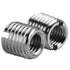 10pcs Self Tapping Thread Insert, Externally Threaded Insert Inner M8 X 1.25 Outer M12 X 1.5 Length