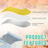 50 9.5" 9.5" 6"(Multicolor) Kacctyen Pcs Insulated Take Away Bags Bulk Thermal Insulation Food for Coffee Milk Tea