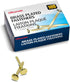 Officemate Paper Fasteners, 2 Inch Shank, Brass (Model 99817)