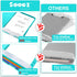 Sooez Clipboards with Storage, High Capacity Clip Boards 8.5x11 with Storage, Heavy Duty Nursing Clipboard Folder, Plastic Clipboard with Pen Holder for Women Teachers Work, School & Office Supplies by Sooez