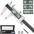 Digital Caliper Measuring Tool, 6 Inch with Large LCD Screen for Easy Switching Between Inch, Millimeter, and Fraction