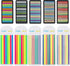 Potanro Sticky Tabs 2300 Pcs Translucent Sticky Tabs, 10 Sheets Highlighter Book Tape for Annotating Books