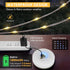 4 1 32.8FT 9 Camping String Lights, in Quick Storage Rechargeable Tent Lights with Lighting Modes, Hanging Waterproof