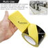 Black & Yellow Hazard Safety Warning Stripe Tape, 2inch x 108Ft High Visibility Barricade Adhesive Tape