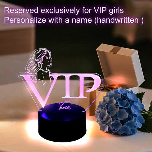 LED Lights Table Sign with Writing Pen - Battery Powered Party Supplies, Color Changing Wedding Decorations Table