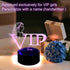 LED Lights Table Sign with Writing Pen - Battery Powered Party Supplies, Color Changing Wedding Decorations Table