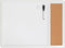 U Brands Combination Dry Erase Board, Minimal Deco Frame, Office Supplies, Includes Marker and Magnet, 17” x 23”
