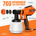 50PCS 3 8 Nozzles Paint Sprayer with Disposable Cup Liners & Replacement Dual-Gun, Electric HVLP Sprayer for House
