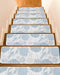 BOHOOSKYLAR Blue Lobster Stair Treads Ocean Starfish Coral Shell Marine Life Indoor Non