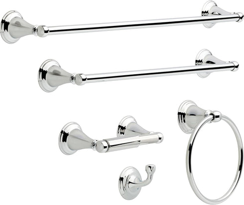 DELTA Windemere Bathroom Accessories Towel Hook, Chrome, 70035