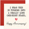 Cute and Funny Anniversary Card for Husband, Wife, Boyfriend, Girlfriend, Partner, Fianc,