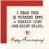 Cute and Funny Anniversary Card for Husband, Wife, Boyfriend, Girlfriend, Partner, Fianc,