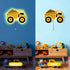 Aurelema Construction Themed Night Light Wall Lamp Sleeping Nursery Lighting Cute Floating Battery Operated Hanging