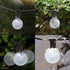 25Ft G40 27 Bulbs, LED Outdoor String Lights Frosted White Globe Patio Lights Waterproof with Shatterproof LED Hanging