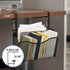 kenaeooe Under Desk Drawer Clamp On Mesh Metal Desk Side Storage Hanging Organizer with Adjustable F-Clamp for Office