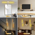 TiInsta 360DIY 3000K-6500K Dimmable Battery Operated Wall Sconce,Wireless Wall Lights with Remote, Rotatable RGB Lamp
