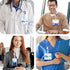 Sani Wipes Funny Badge Reel, Cute Nurse Doctor Work Badge Holder with Retractable Clip, Nursing Student RN CNA LPN MA