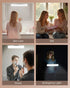 1 Pack, 3 Dimming, EZVALO Wireless Makeup Light Vanity Lights for Mirror,Bathroom Mirror Light, Rechargeable, Color