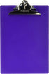 Saunders 21606 Recycled Plastic Clipboard with Ruler Edge, 8 1/2 x 12 Sheets, 1" Clip Cap, Purple
