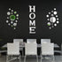 Zonon 30 Pcs Living Room Wall Decor, DIY Acrylic Mirror Wall Letter Signs Stickers for Home Bedroom Living Room