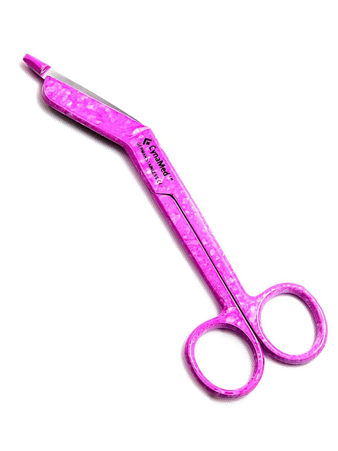 5.5" Cynamed Nursing Bandage Scissors | Pink Dew Drops Pattern