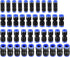 Quick Fitting Set 4mm/6mm/8mm/10mm, Push to Connect Pipe Tube Straight Fittings, Pneumatic Air Line Connector 40Pcs