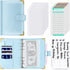 Rnivvi Budget Binder with Zipper Envelopes, A6 Money Saving Binder Cash Envelopes