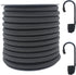 ZHFLMY 30ft Roll Black 5/16in Bungee Cord, Dacron Polyester Elastic Tie Downs - Heavy Duty for Various Applications