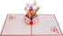 iGifts And Cards Happy 70th Red Birthday Party Box 3D Pop Up Greeting Card – Seventy, Balloons, Unique Celebration