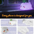 KERHAND Dimmable Carrot Silicone Night Light, Bluetooth Speaker & White Noise Machine, Touch Control Rechargeable Lamp