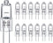 G4 Light Bulbs 20W 12V JC T3 Bi-Pin, 12 Pack Crystal Clear Halogen Bulbs for Landscape Lighting