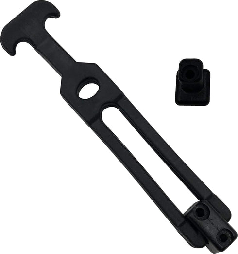 Creatyi 2 PCS Latest Model 8'' Rubber Flexible T-Handle Draw Latches for Tool Box, Cooler, Golf Cart, Engineering