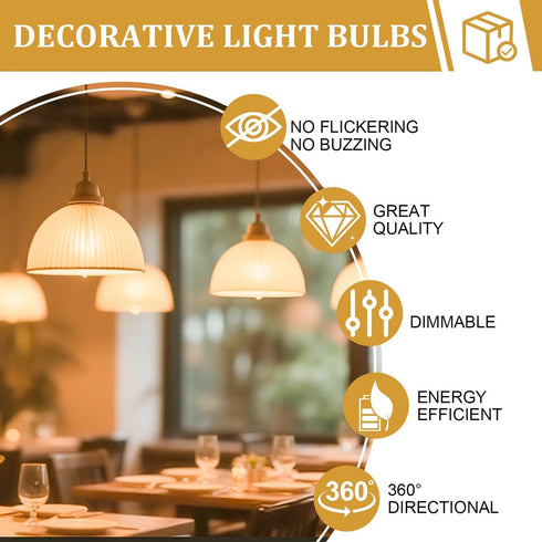 RESISPA 200W Bulbs,A21 Bulb Dimmable E26 Bulbs,A19 Bulb,2700K (2) Incandescent Light Medium Base Light Incandescent