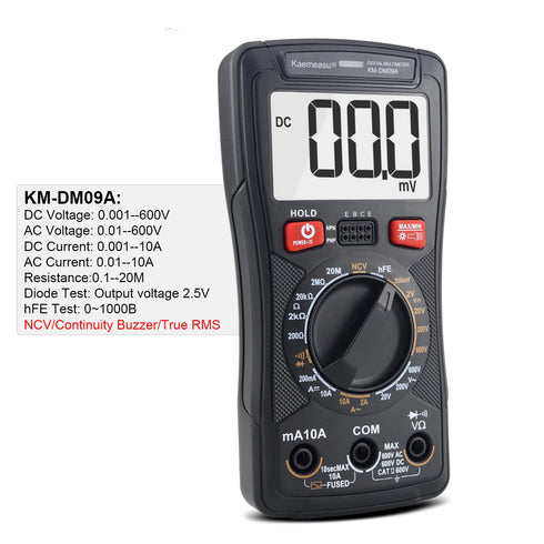 DC/AC Multi Meter, Mobile Phone Repair Digital Multimeter Voltage Resistance Diode hFE Tester