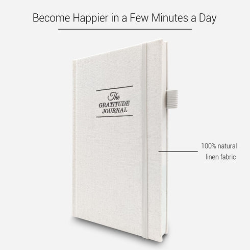 The Gratitude Journal: Inspire Thankfulness, Mindfulness, Positivity, Upgraded with Pen Holder and Elastic Closure