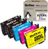 BeOne Remanufactured Ink Cartridges for Epson 220XL T220 T220XL, 5-Pack for Workforce WF-2630 WF-2650 WF-2660