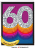The Best Card Company - Big 60th Milestone Anniversary Notecard, 8.5 x 11, 60 Years of Marriage (J6110DMAG)