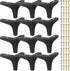 Chumia 12 Pieces 4 Inch Black Furniture Legs, Metal Furniture Replacement Feet