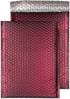 Blake Padded Bubble Mailer, 8 1/2 x 12 Inches, Protective Envelopes, Bordeaux, Peel & Seal - Pack of 10