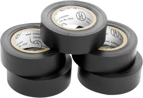 Performance Tool W548 5pk Black Electrical Tape by Performance Tool