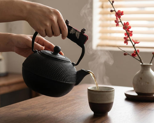 generic Cotton Linen Anti-Slip Heat Resistant Teapot Cover Kettle Handle Sleeve Heat Insulation Grip Protector