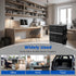 Fireproof Document Box with Lock, Waterproof File Safe Box, Anti-Static Collapsible Portable Office Home File Cabinet