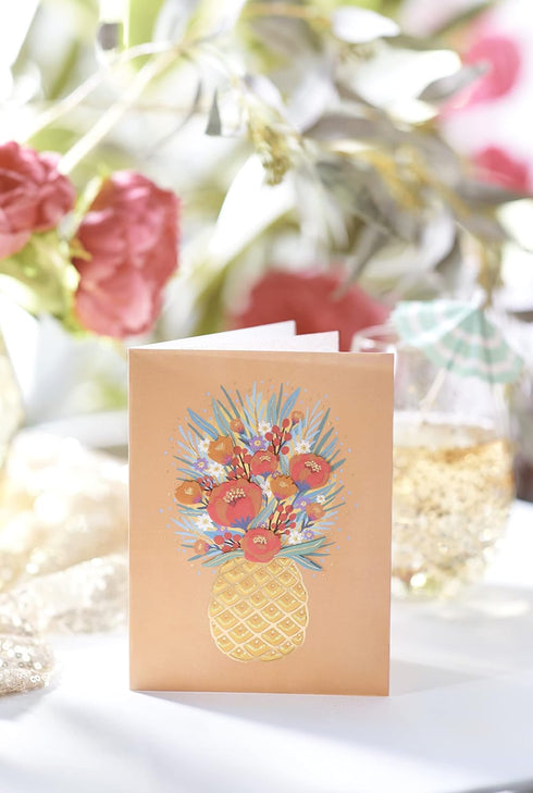 Papyrus Birthday Cards, Cake and Pineapple, 2-Count