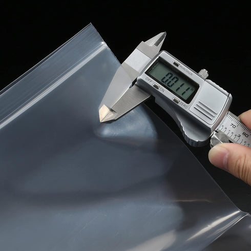 4 Mil Clear 1" x 1" Small Plastic Bags, Mini Resealable Zip Seal Lock Baggies, 100 PCS Thick