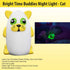 Bright Time Buddies Night Light - Animal-Shaped Baby Night Light As Seen on TV Kids Night Lights (Cat)