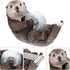 EXCEART Otter Tape Dispensers, Cute Cartoon Animal Tape Holders for Home Office Stationery Desk Organizer Supplies