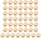 50Pcs Self-Locking Nut, Pure Copper M3/M4/M5/M6 Nuts, Anti-Loose Fastener, Hardware Accessories for Industrial Use (M6)